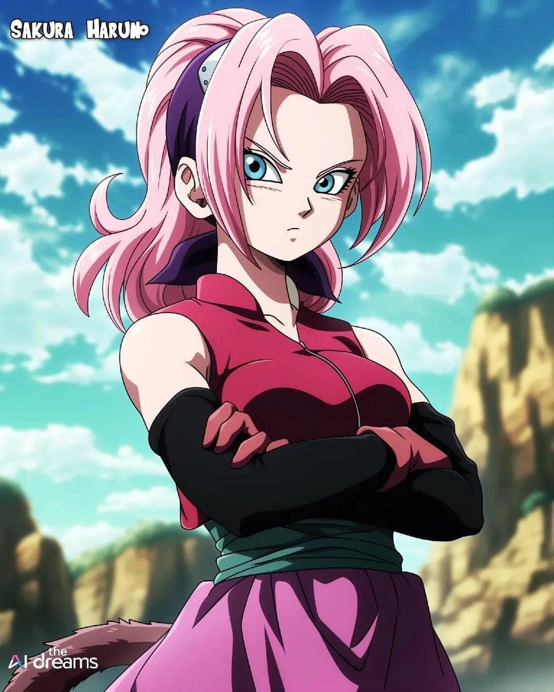 Sakura Haruno en el universo de Dragon Ball