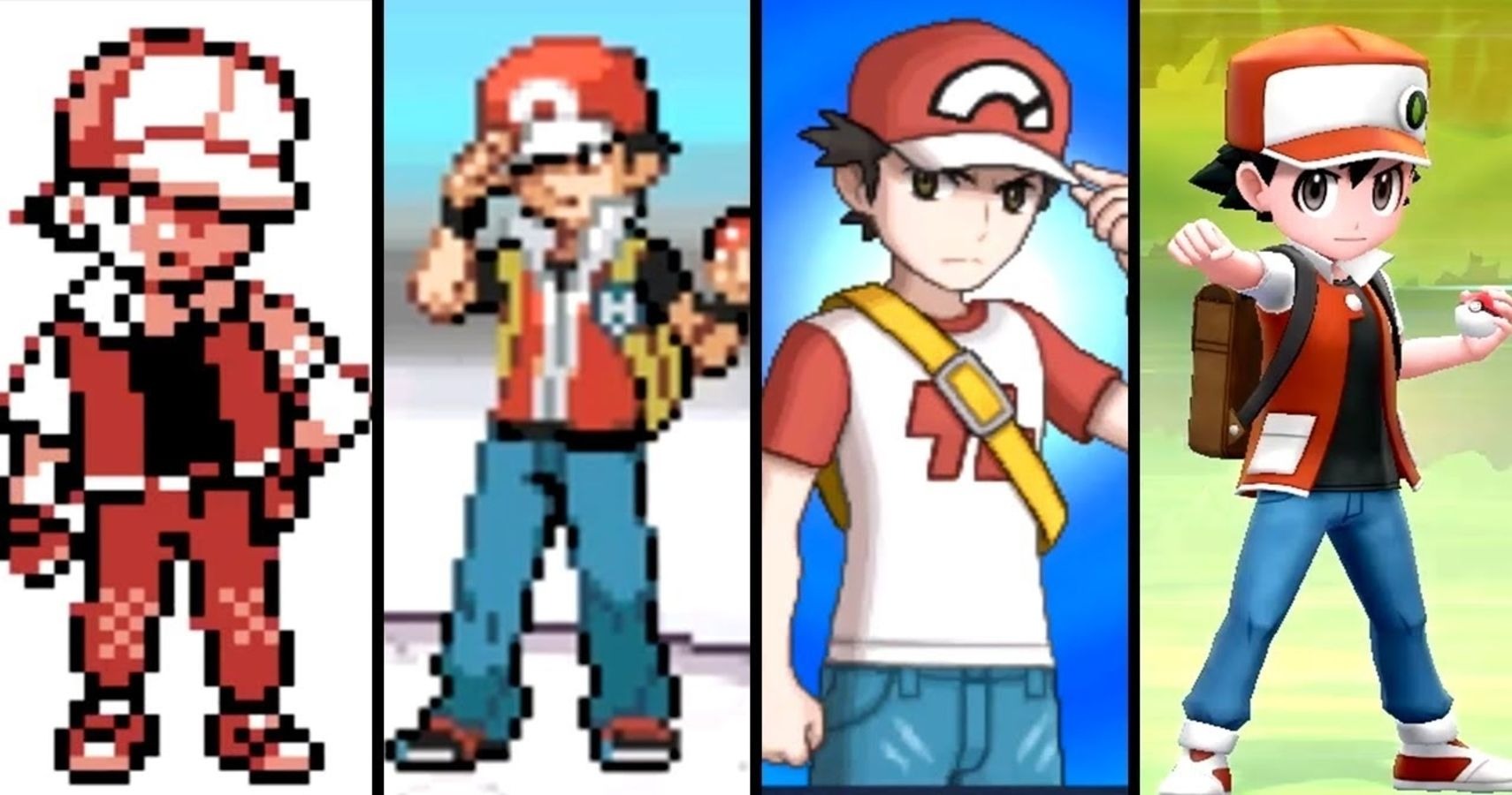 Red's en los videojuegos de Pokémon