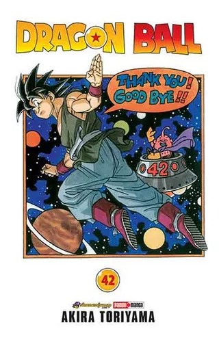 Goku y Majin Boo despidiéndose
