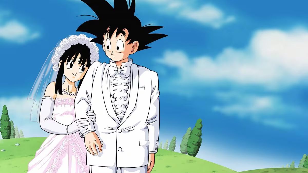 Goku y Milk se casan Goku y Milk se casan