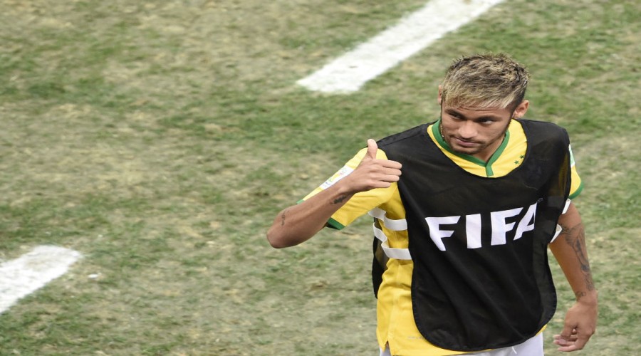 Neymar vio el partido de Brasil-Ecuador junto a Justin ...