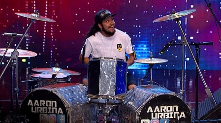Aaron Urbina dejó al jurado con la boca abierta tras demostrar su gran talento en la batería