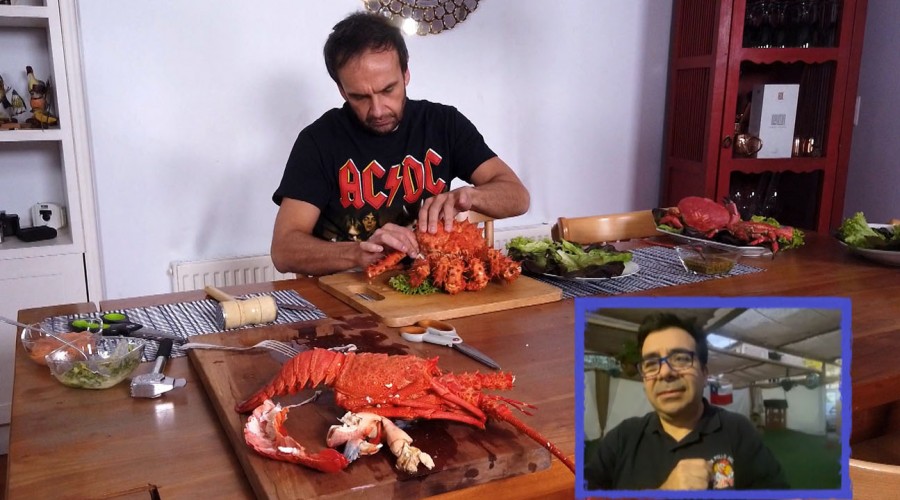 Langosta, centolla y jaiba mora: Rodrigo Sepúlveda se lució preparando estos tres ricos crustáceos