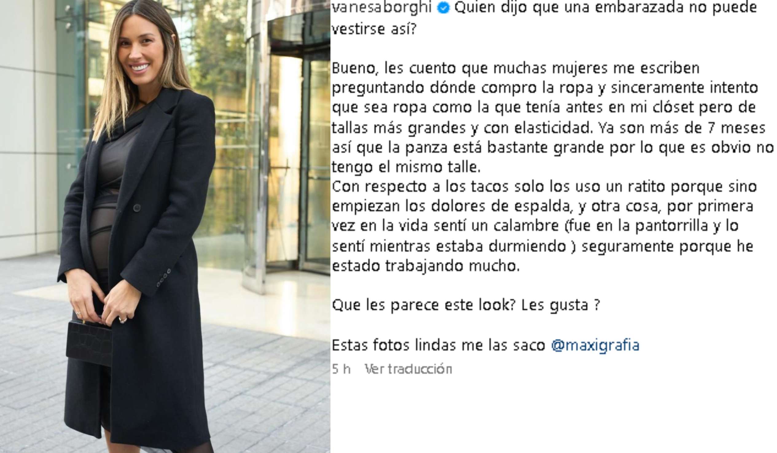 Vanesa Borghi reclama en redes socales