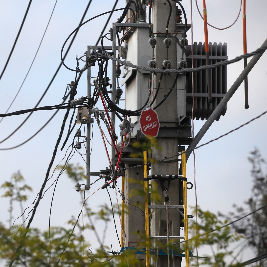 Corte de luz tras sistema frontal