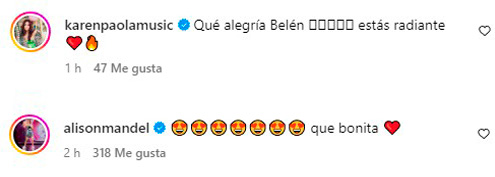 Comentarios de Karen Paola y Alison Mandel