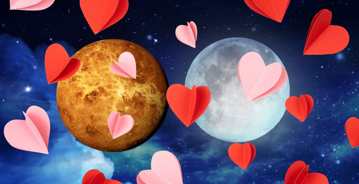 cómo afectarán la Luna y Venus en el amor a cada signo del zodiaaco