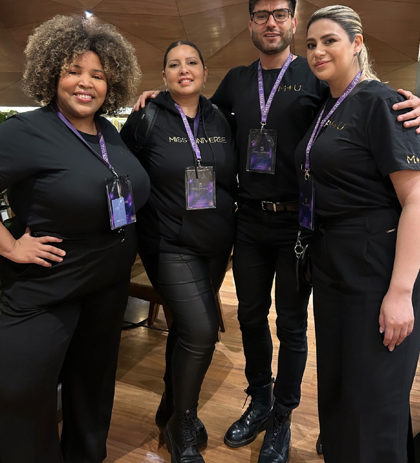 El equipo de maquilladores que representa a Chile en Miss Universo