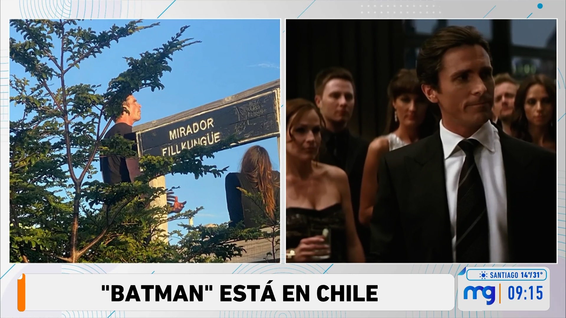 Christian Bale en Chile