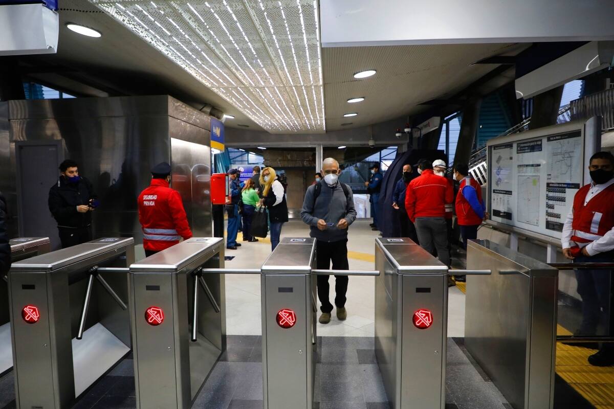 Justificativo Metro de Santiago