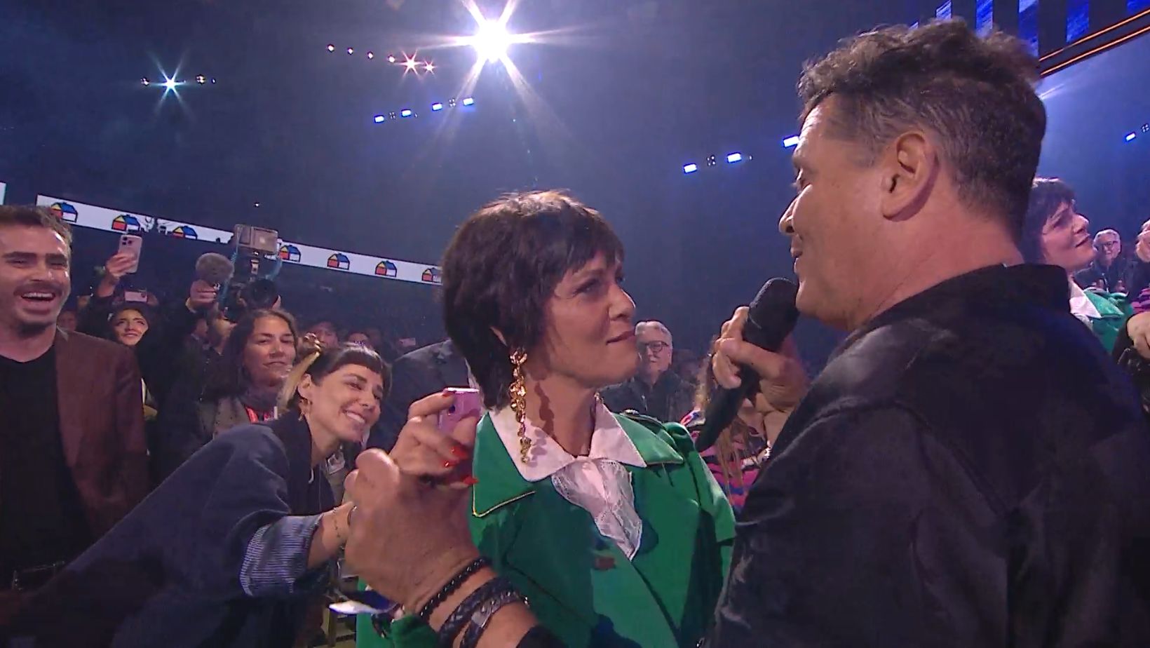 Paola Volpato y Carlos Vives