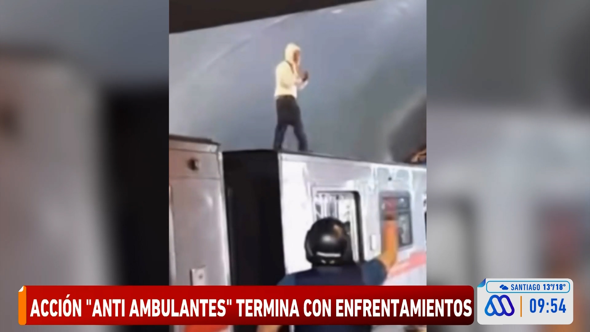 Disturbios en Metro La Cisterna