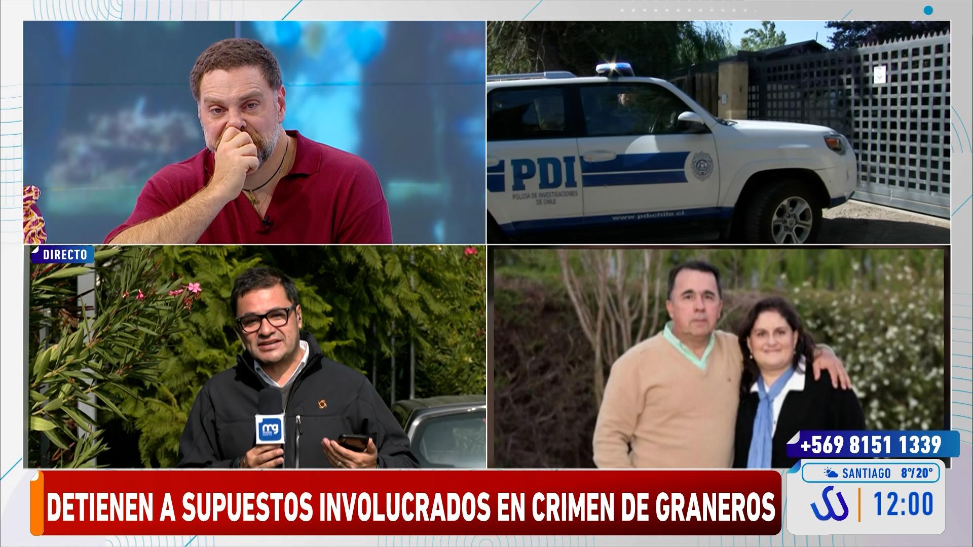 Detalles detención presuntos involucrados matrimonio Graneros