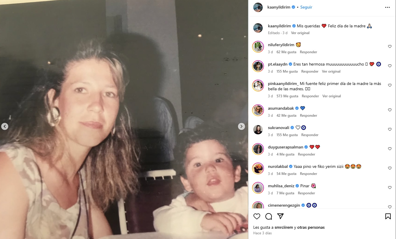 Kaan Yildirim y su madre