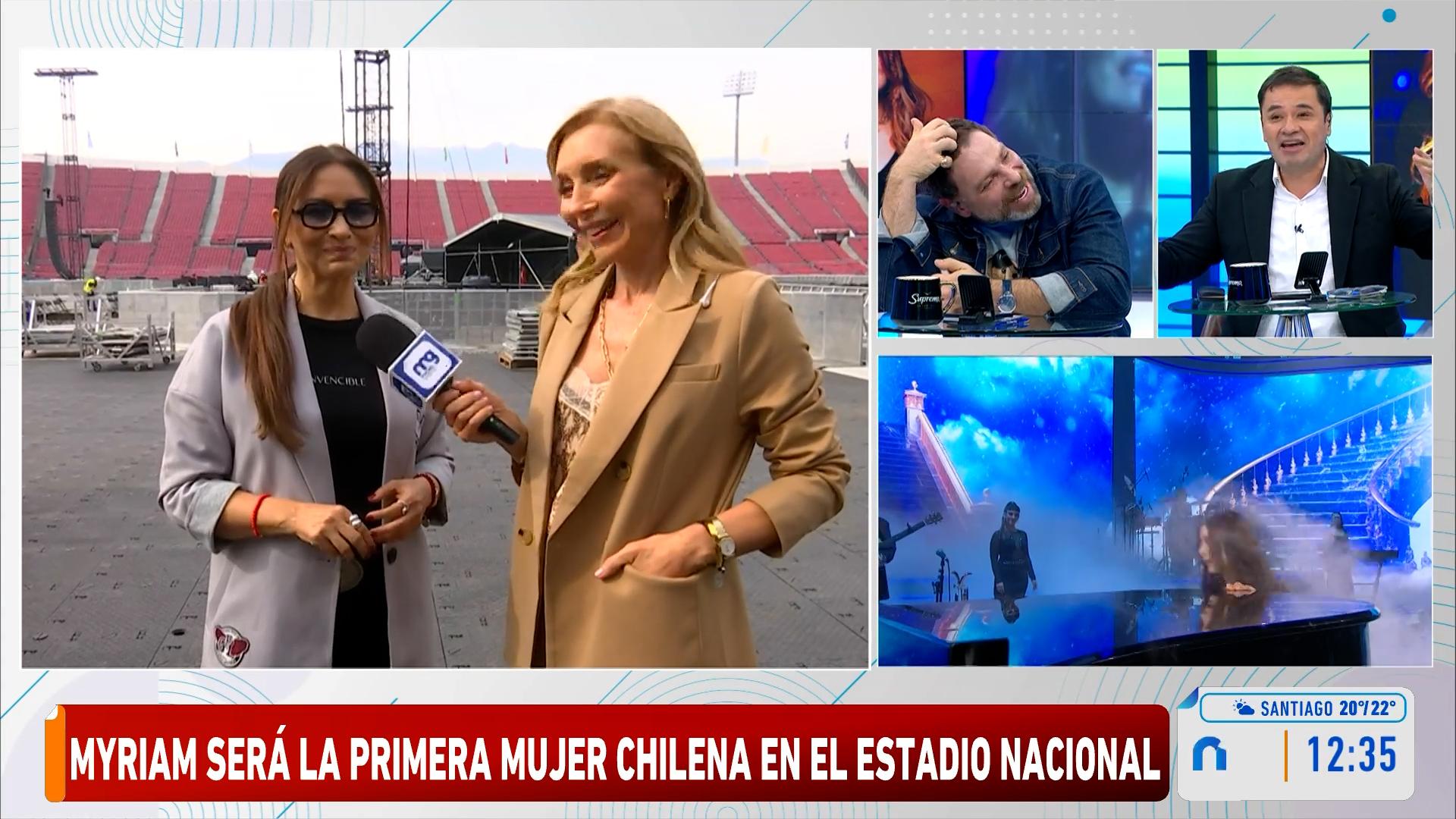 Karen Doggenweiler y Myriam Hernández