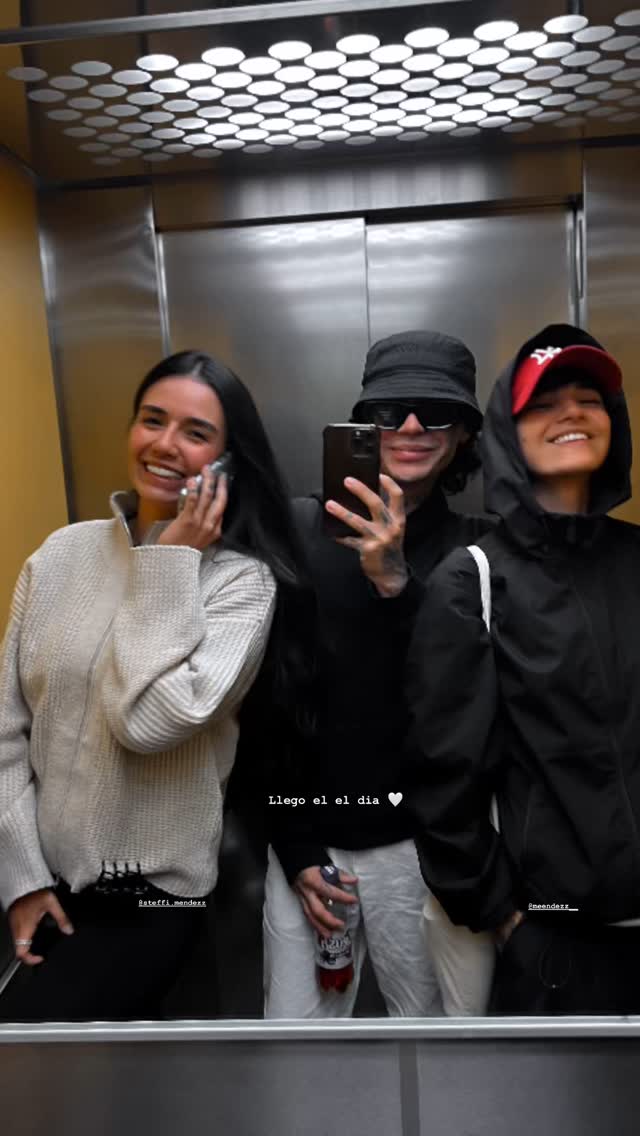 Steffi, Leo y Eva Méndez