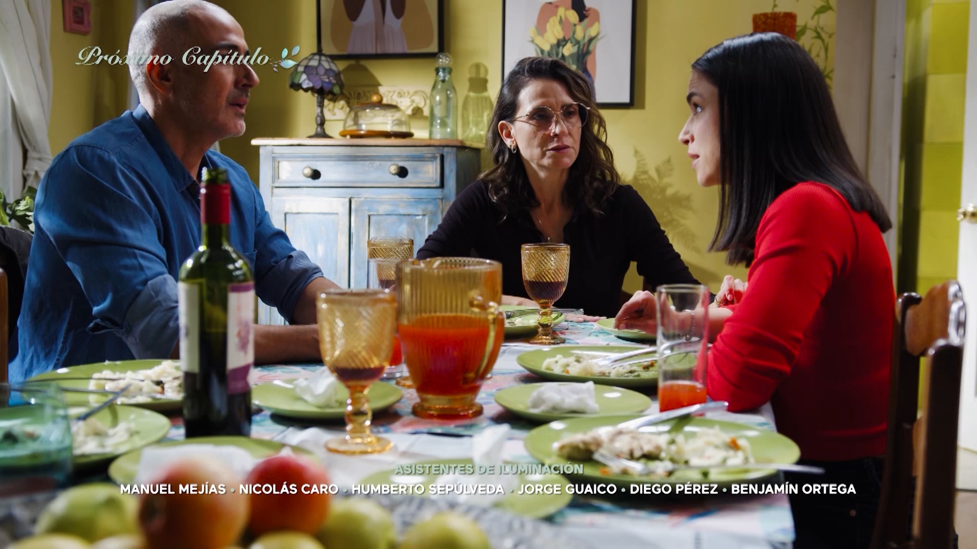 Raúl, Gloria y Diana