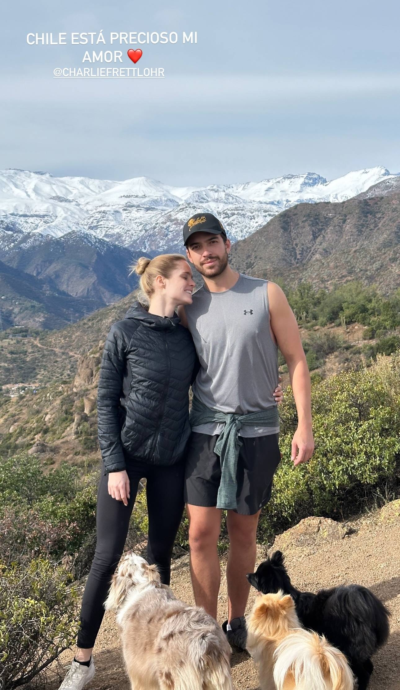 "¡Chile está precioso, amor!": La escapada al cerro de Inna Moll con su ...