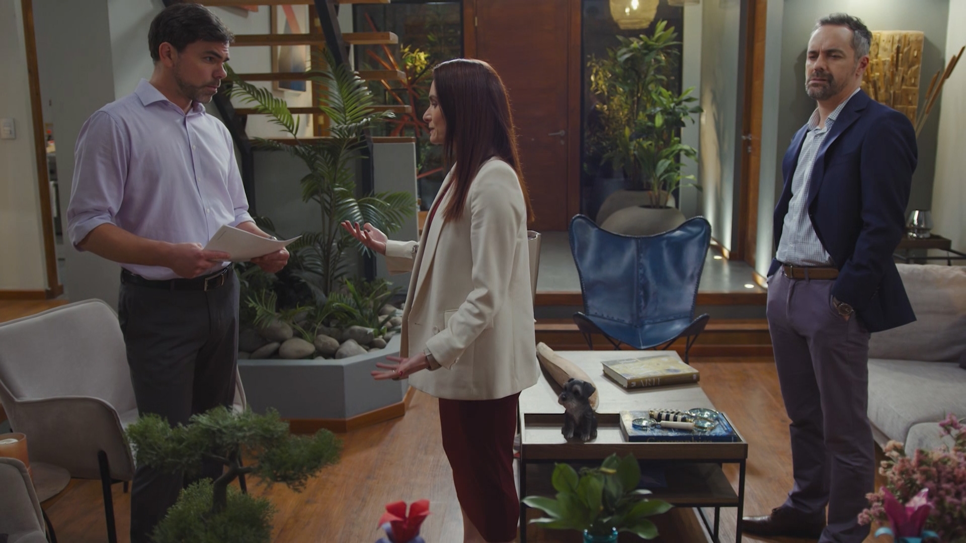 Clemente, Vanessa y Omar