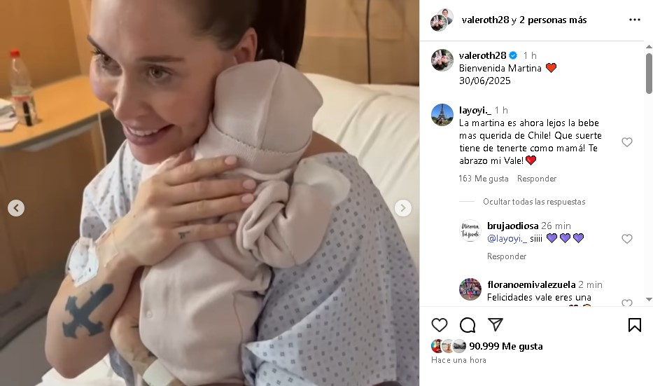 Vale Roth y su hija Martina