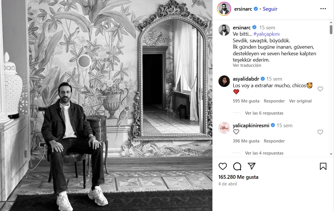 Ersin Arici se despide de Seyrán y Ferit