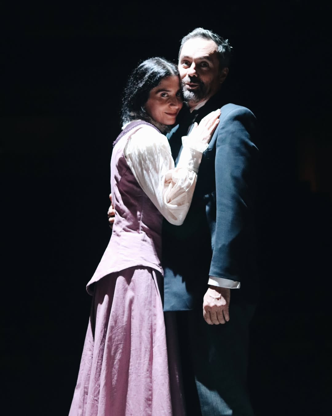 Lucy Cominetti y César Sepúlveda en La Trampa