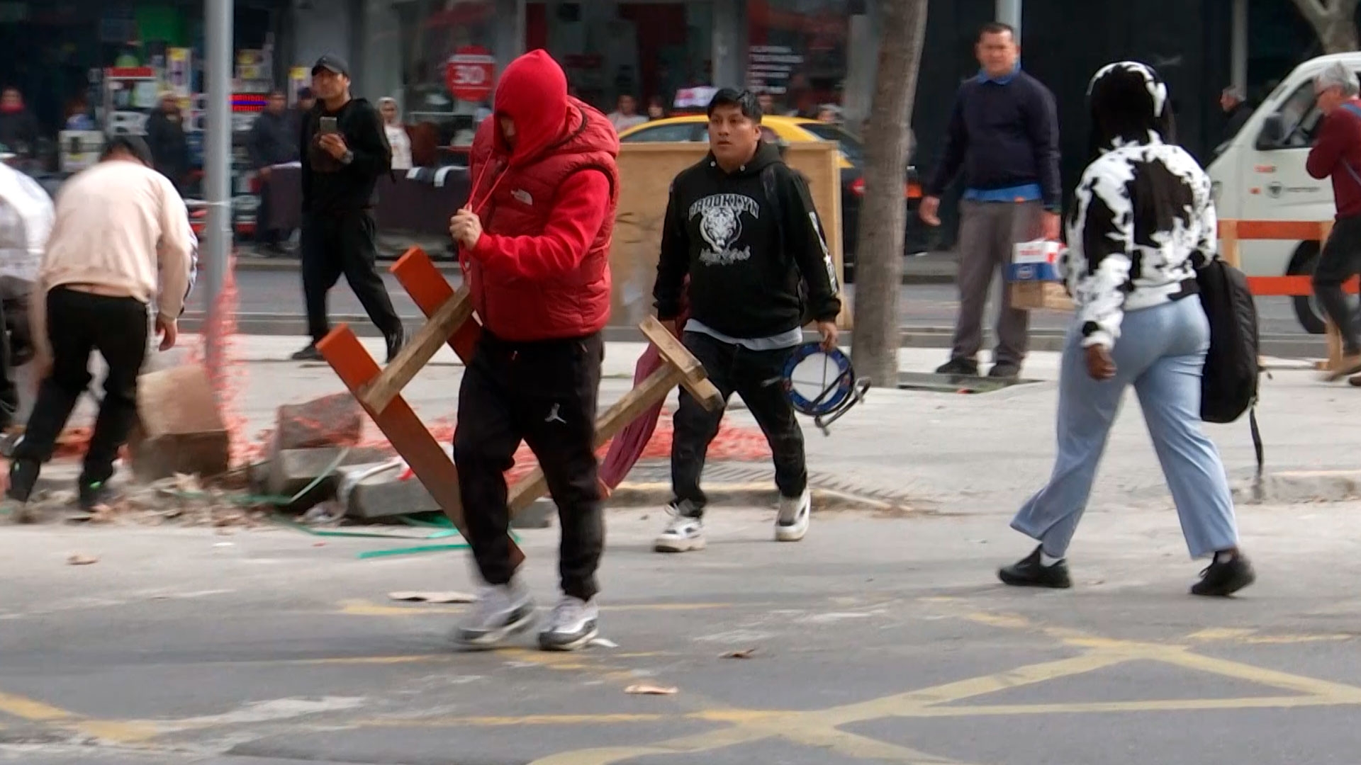 ambulantes contra carabineros