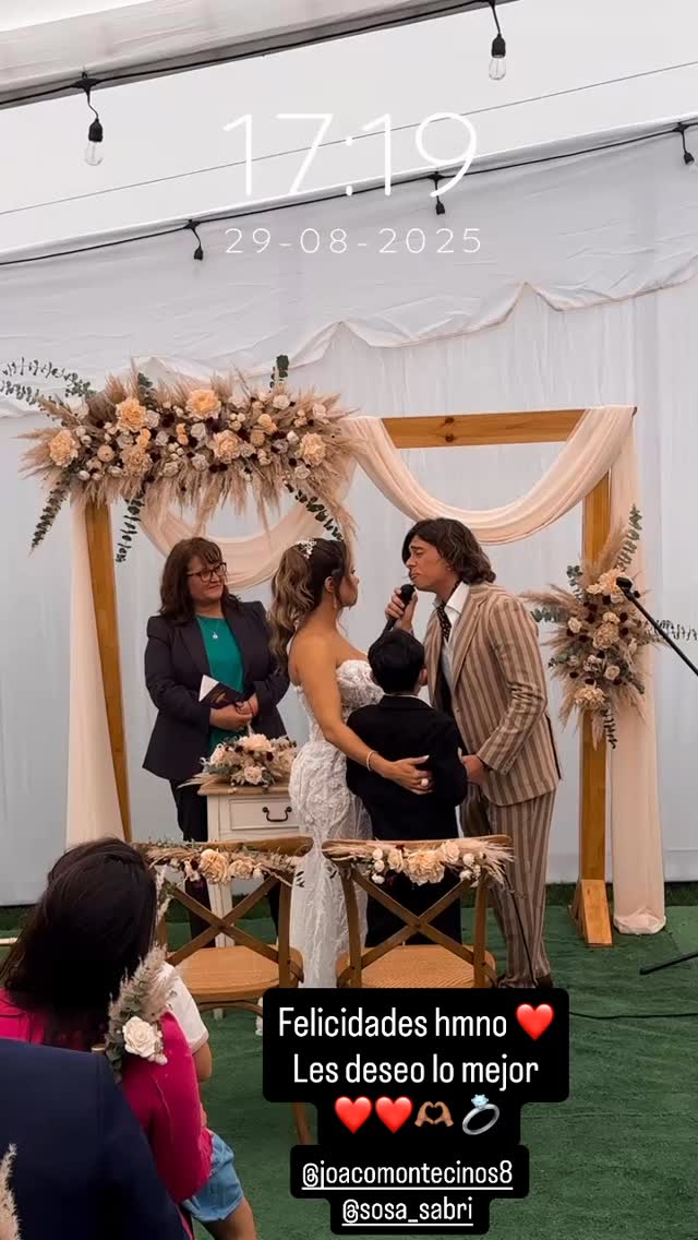 Sabrina Sosa y Joaquín Montecinos