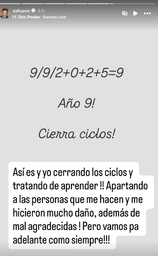 Mensaje de Daniel Fuenzalida