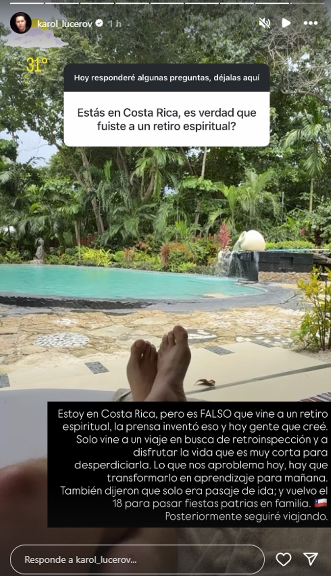 Karol Lucero en Costa Rica