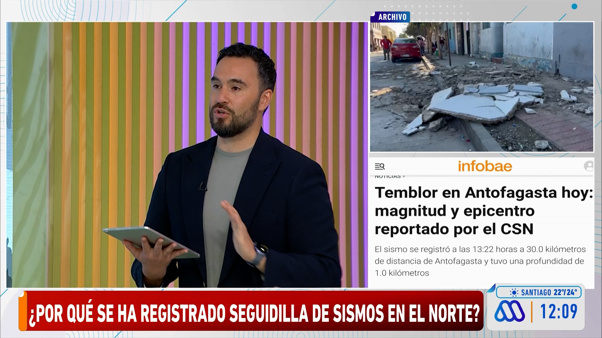 Seguidilla de sismos