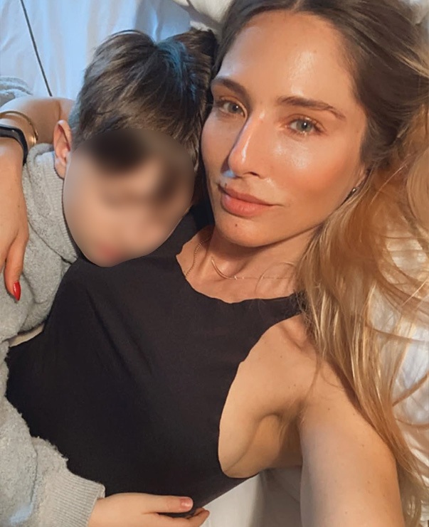 Mane Swett y su hijo