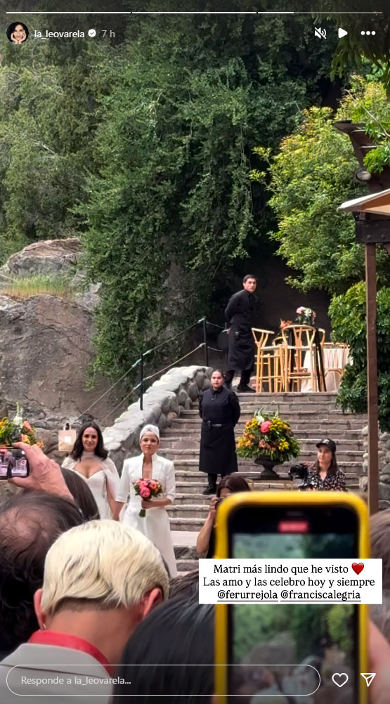 Matrimonio de Fernanda Urrejola