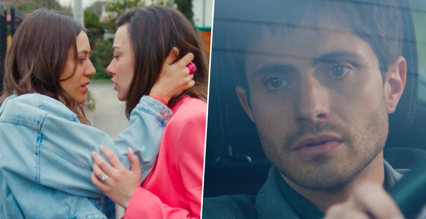 Beso de Karina e Ignacia