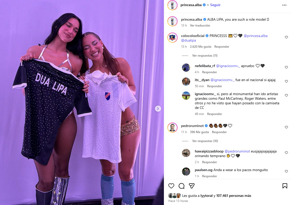 Dua Lipa y Princesa Alba