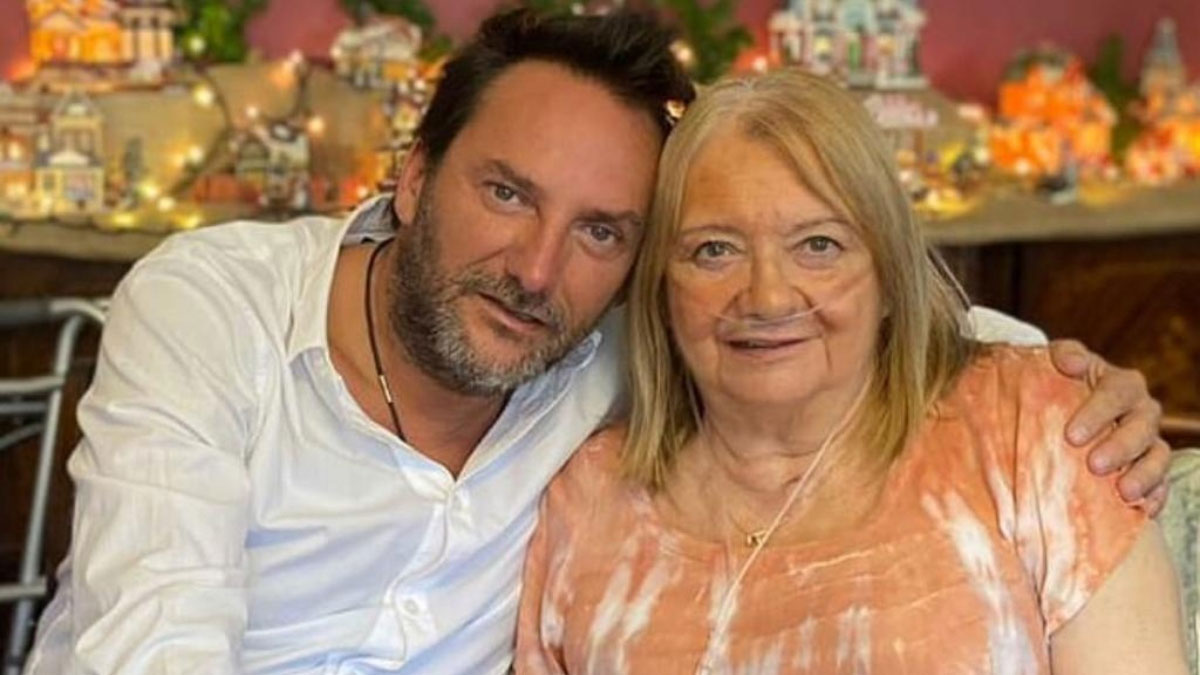 Daniel Fuenzalida y su madre