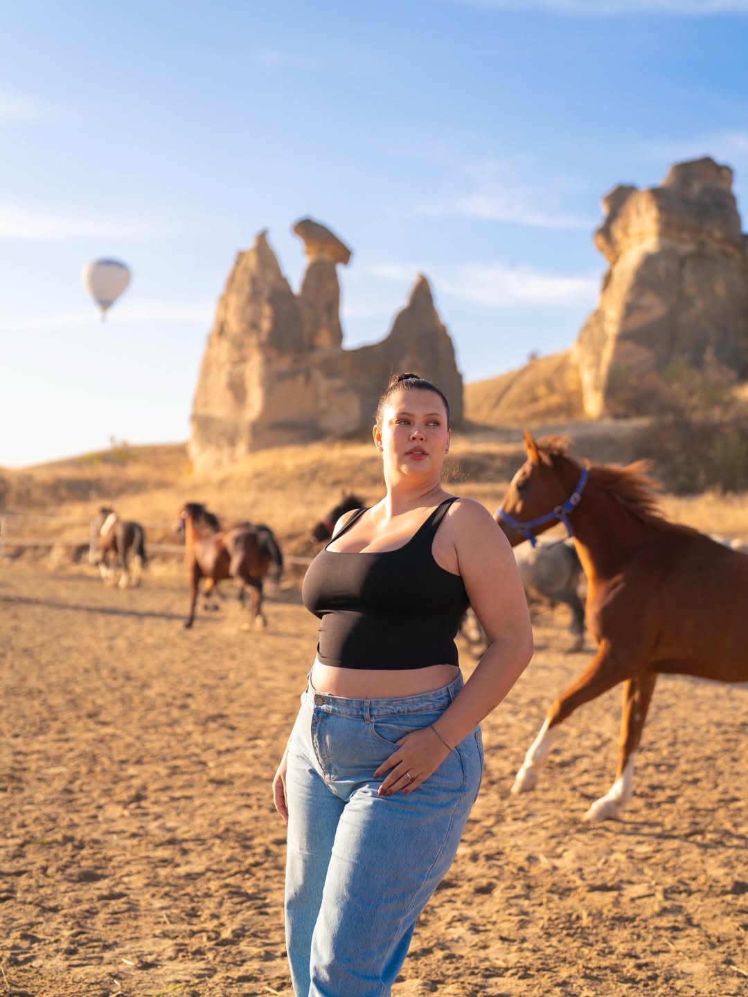 Michelle Carvalho en Capadocia