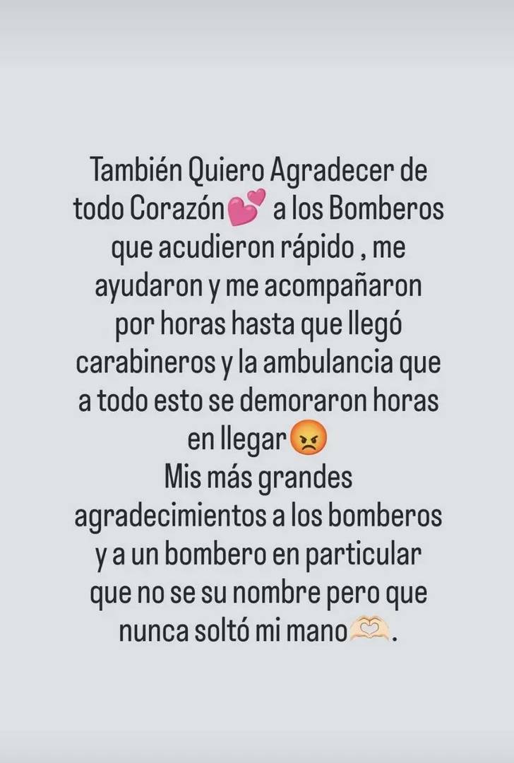 Accidente de Icha Sobarzo