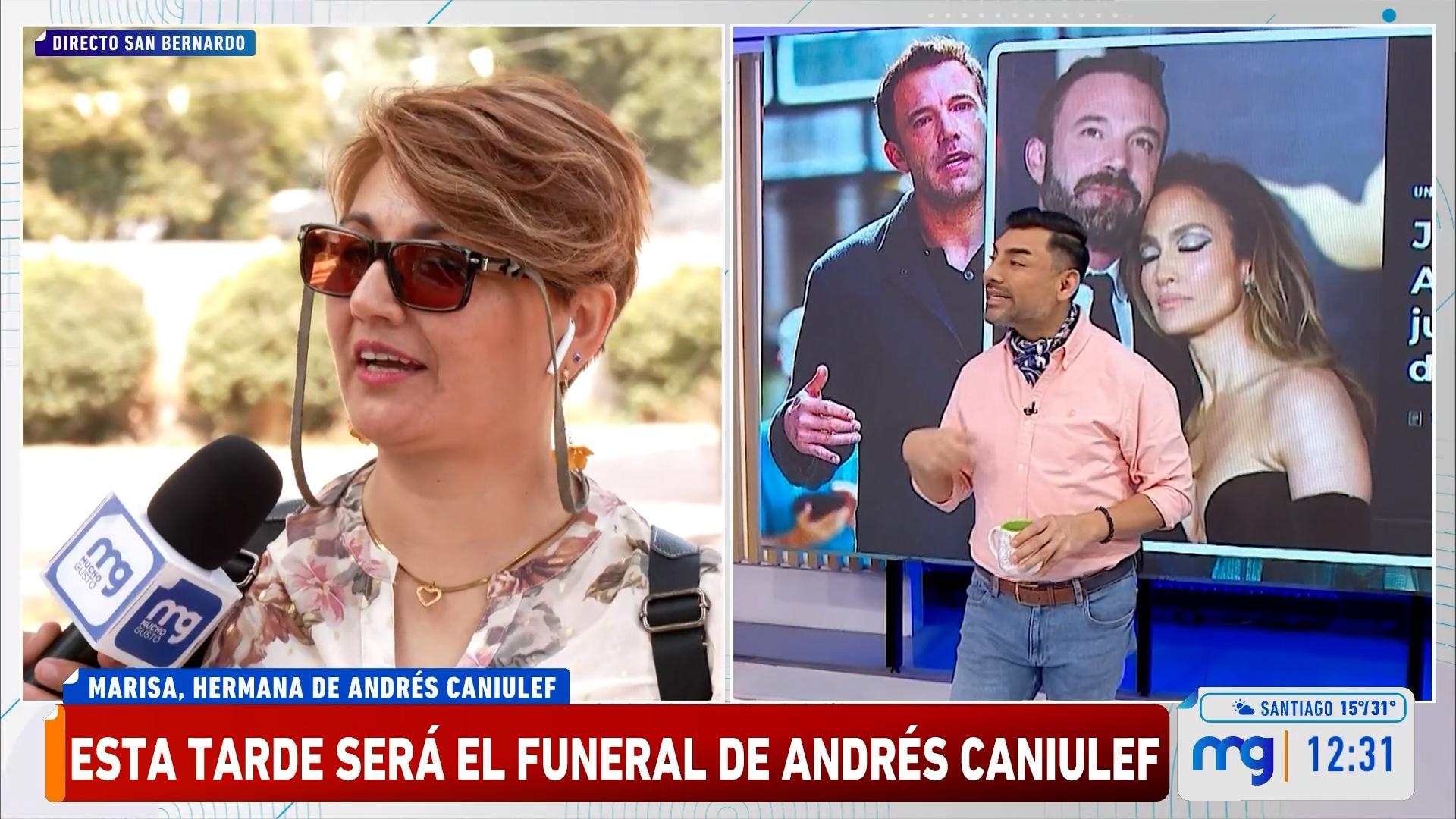 Hermana de Andrés Caniulef
