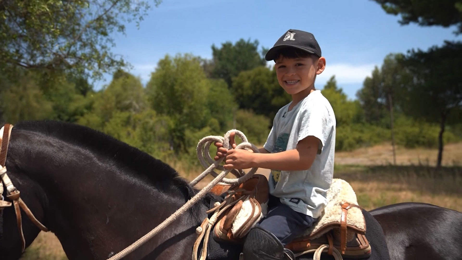 Maximiliano, jinete infantil