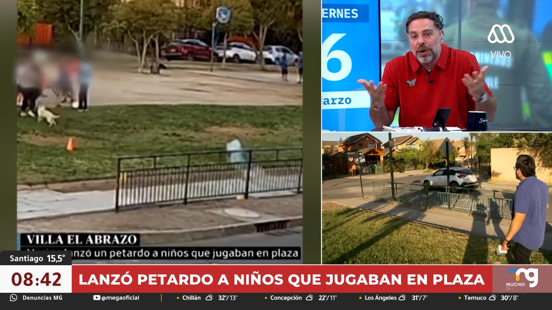 Petardo en Maipú