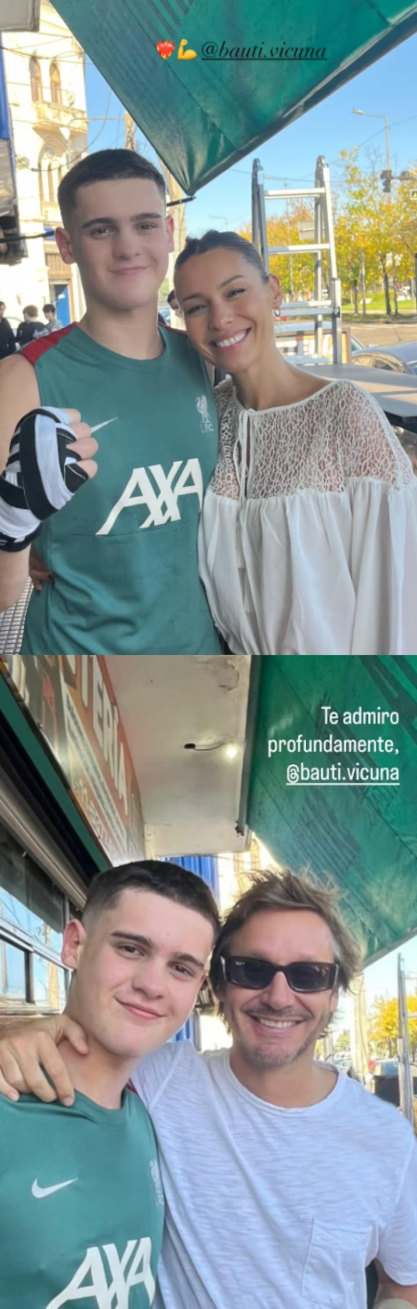 Benjamín Vicuña y Pampita