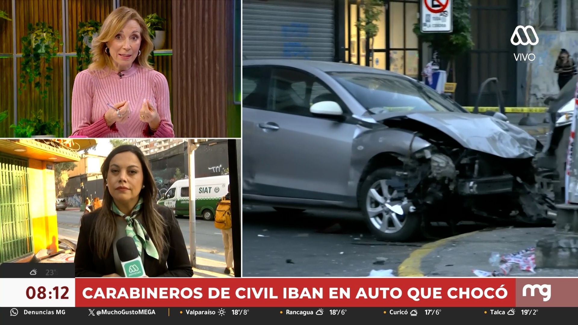 Choque Santiago Centro