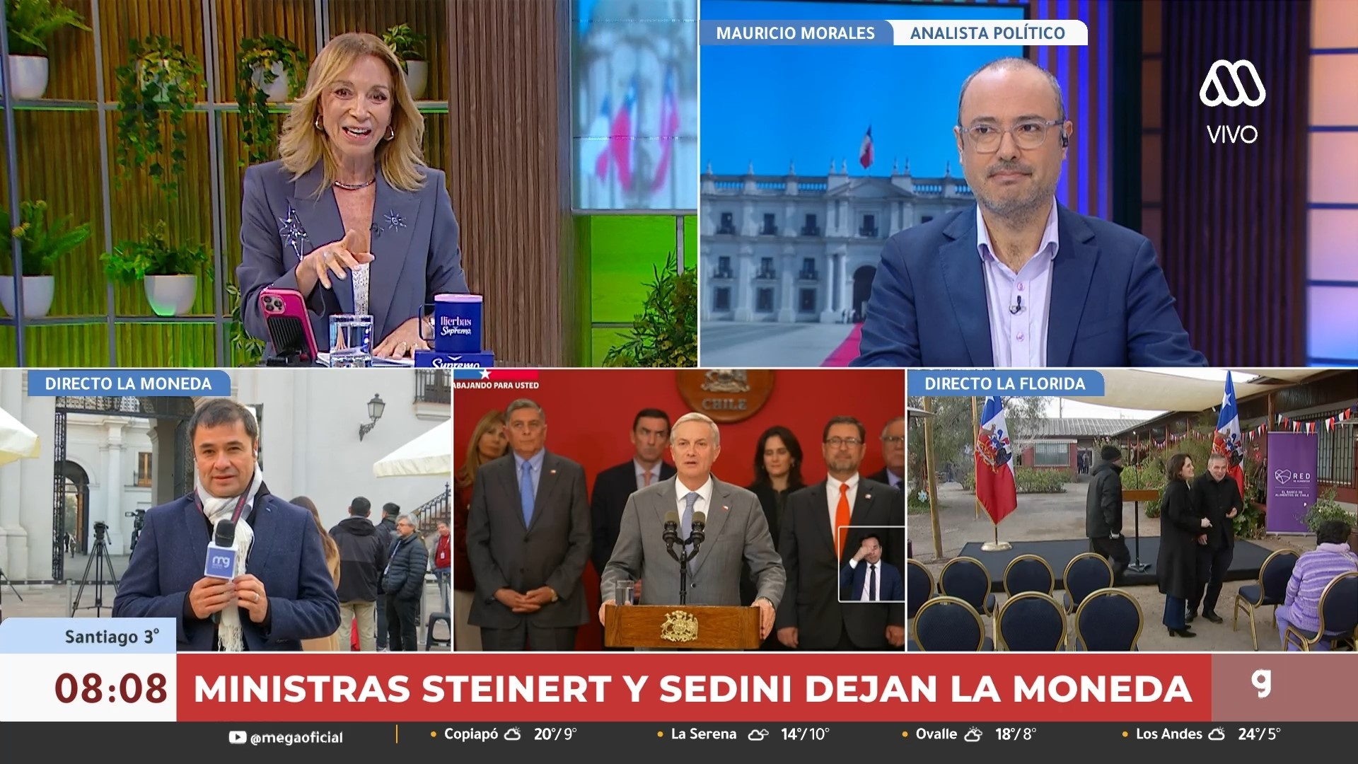 Sedini y Steinert dejan sus cargos