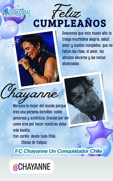 Cumpleaños de Chayanne