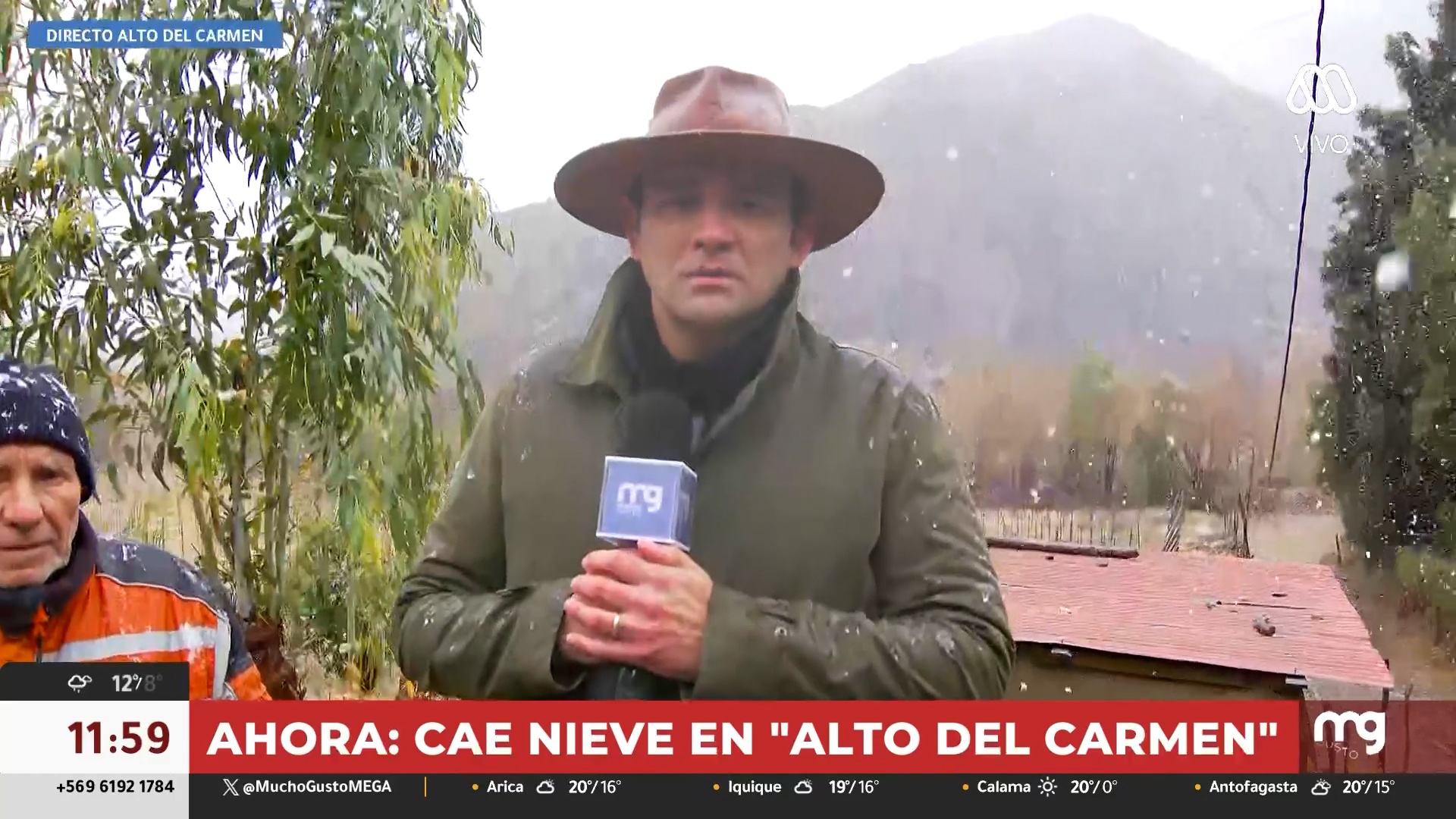 Nieve alto del carmen