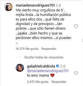 Mamá de Gala Caldirola