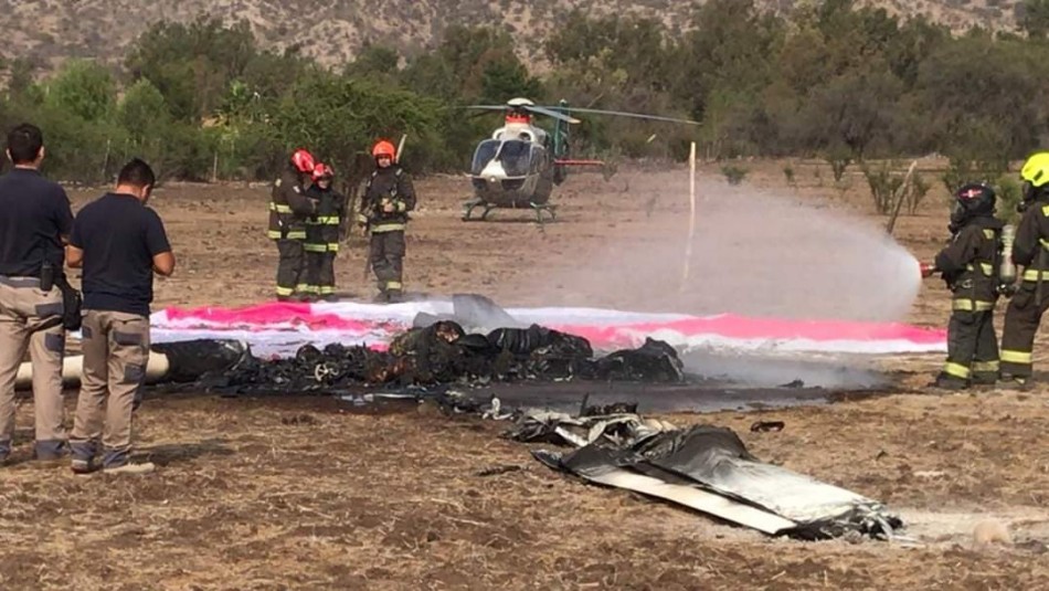 avioneta caida colina Avioneta cae y deja dos fallecidos tras incendiarse en aeródromo La Victoria de Colina