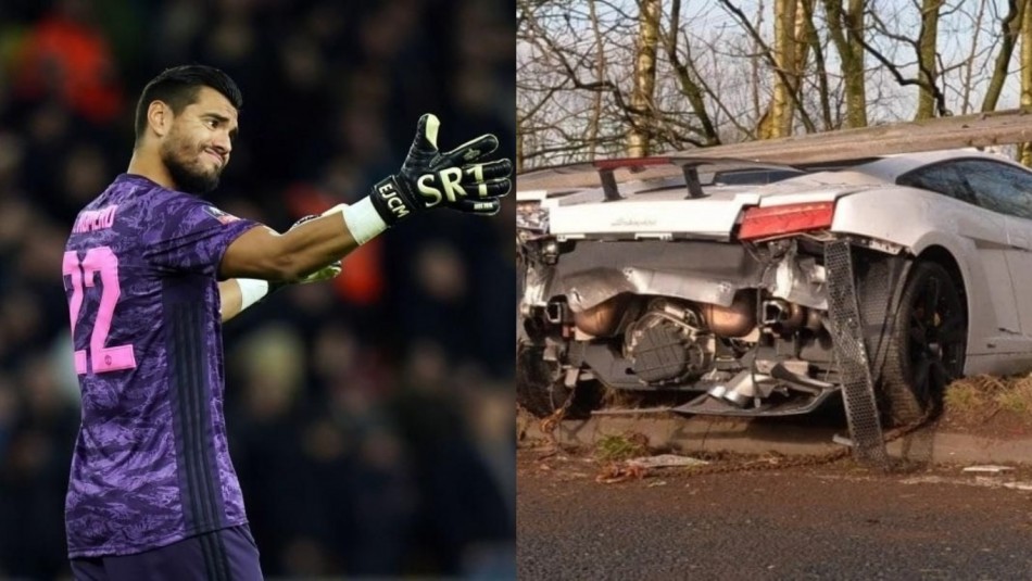 Sergio Romero Sergio Romero sufre accidente en Manchester.
