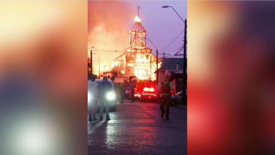 Iglesia Ancud Así era la iglesia San Francisco de Ancud antes de ser consumida por incendio